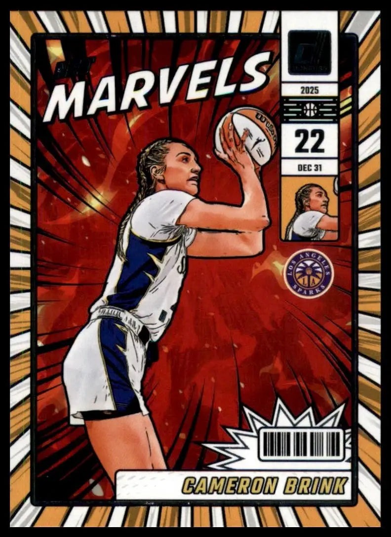 2025 Panini Donruss WNBA - Net Marvels Cameron Brink #9 - Basketball Card Single