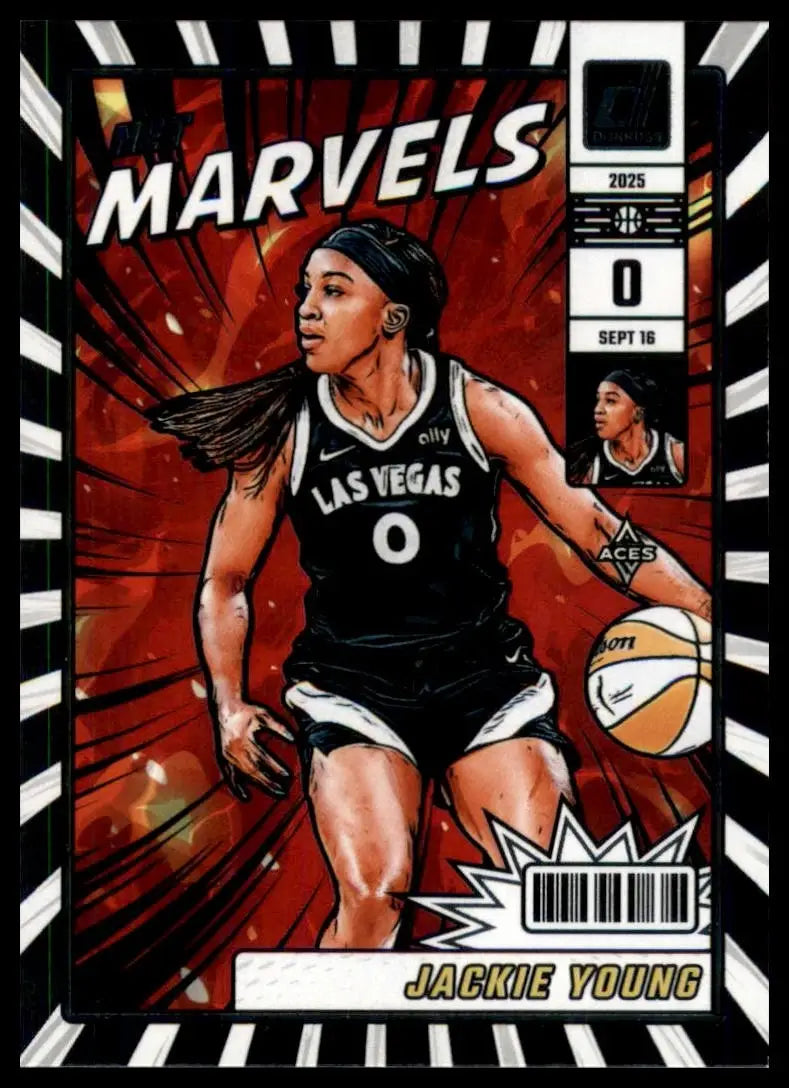 2025 Panini Donruss WNBA - Net Marvels Jackie Young #15 - Basketball Card Single