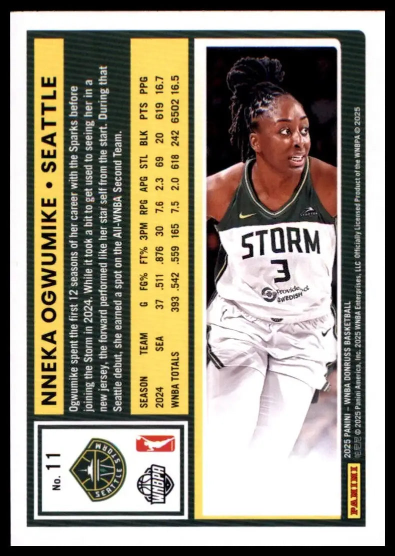 2025 Panini Donruss WNBA - Nneka Ogwumike #11 - Basketball Card Single
