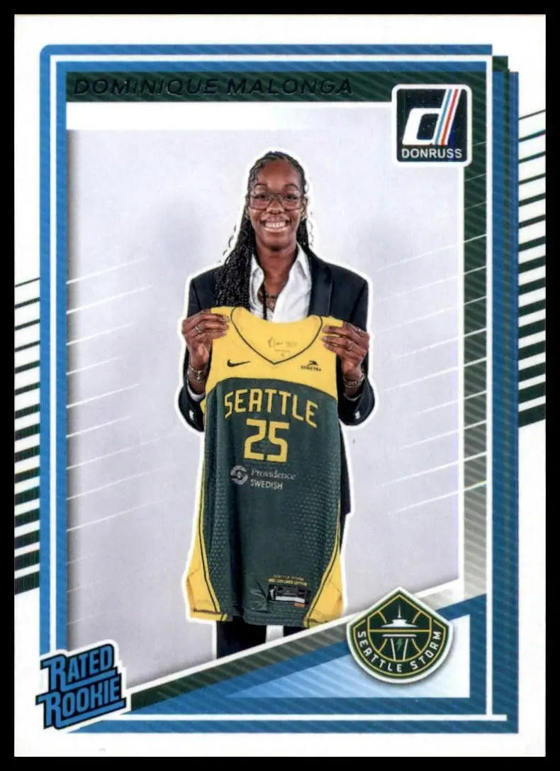 2025 Panini Donruss WNBA - Rated Rookie Dominique Malonga #89 (RC) - Basketball Card Single
