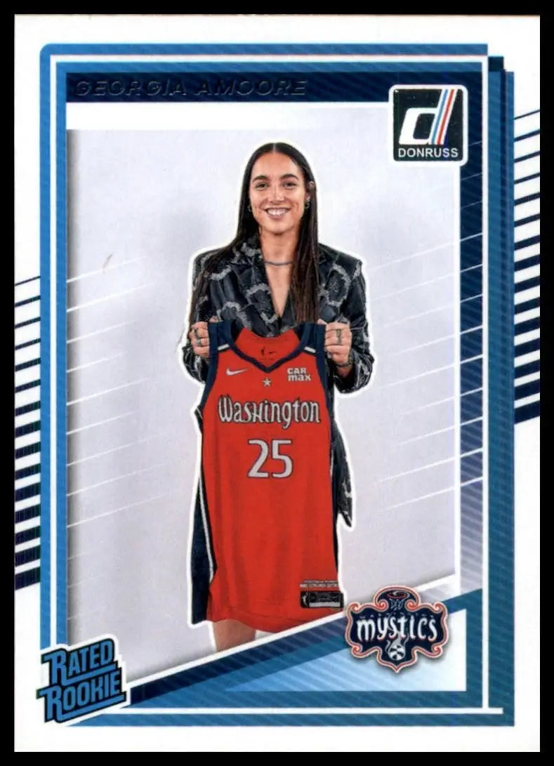 2025 Panini Donruss WNBA - Rated Rookie Georgia Amoore #96 (RC) - Basketball Card Single