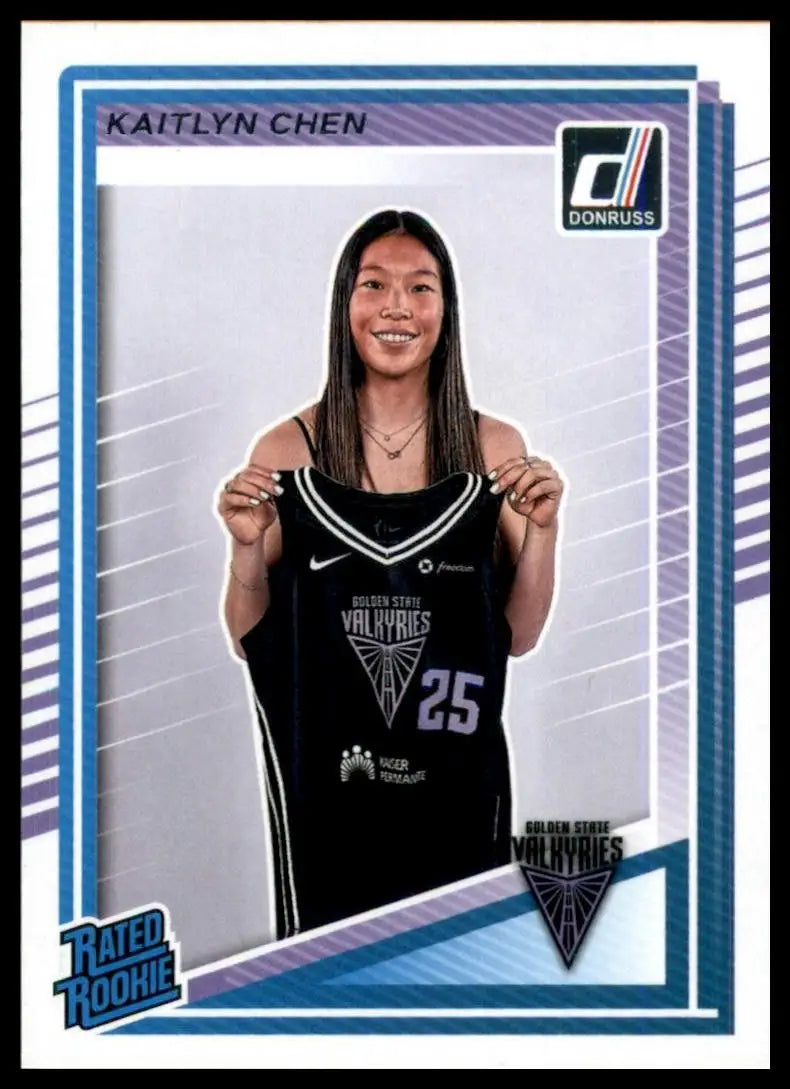 2025 Panini Donruss WNBA - Rated Rookie Kaitlyn Chen #90 (RC) - Basketball Card Single
