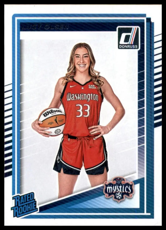 2025 Panini Donruss WNBA - Rated Rookie Lucy Olsen #97 (RC) - Basketball Card Single