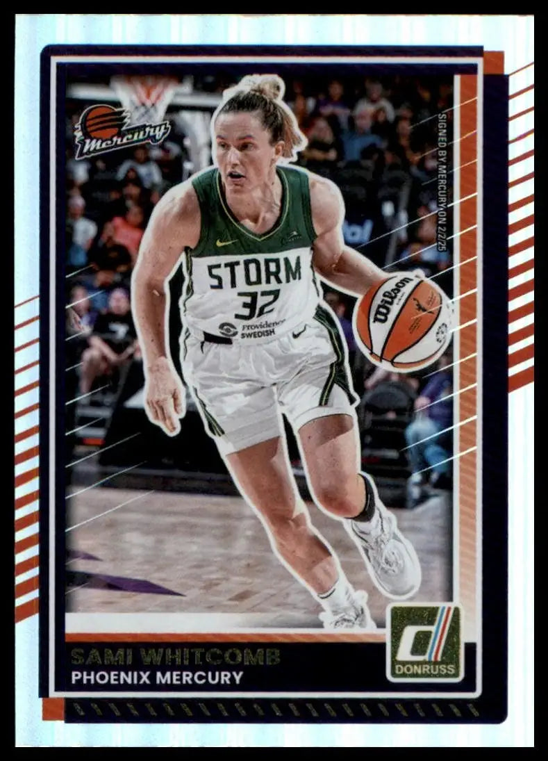 2025 Panini Donruss WNBA - Sami Whitcomb #3 Holo - Basketball Card Single