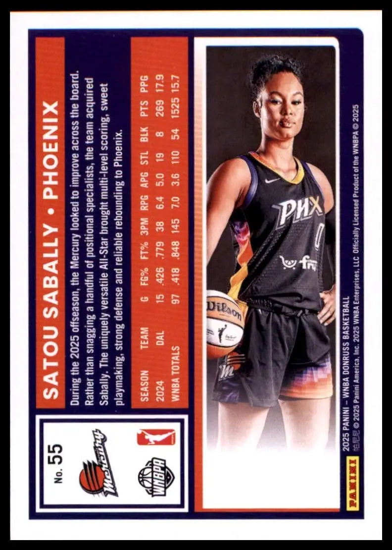 2025 Panini Donruss WNBA - Satou Sabally #55 - Basketball Card Single