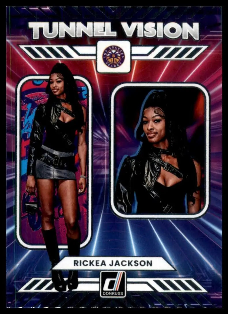 2025 Panini Donruss WNBA - Tunnel Vision Rickea Jackson #12 - Basketball Card Single
