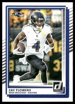 2025 Panini Donruss Zay Flowers #165 Football - Football Card Single