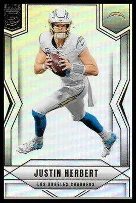 2025 Panini Elite Justin Herbert #90 Chargers QB Base Card MVP