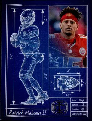 2025 Panini Icon Collection Mahomes - Patrick Mahomes #TA-3 Touchdown Architect - Football Card Single