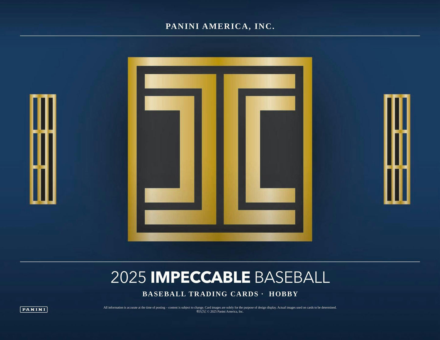 2025 Panini Impeccable Baseball Hobby Box | Columbia Sports Cards