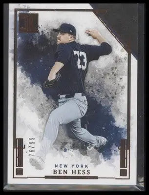 2025 Panini Impeccable Ben Hess #21 SN #/99 New York Yankees - Baseball Card Single
