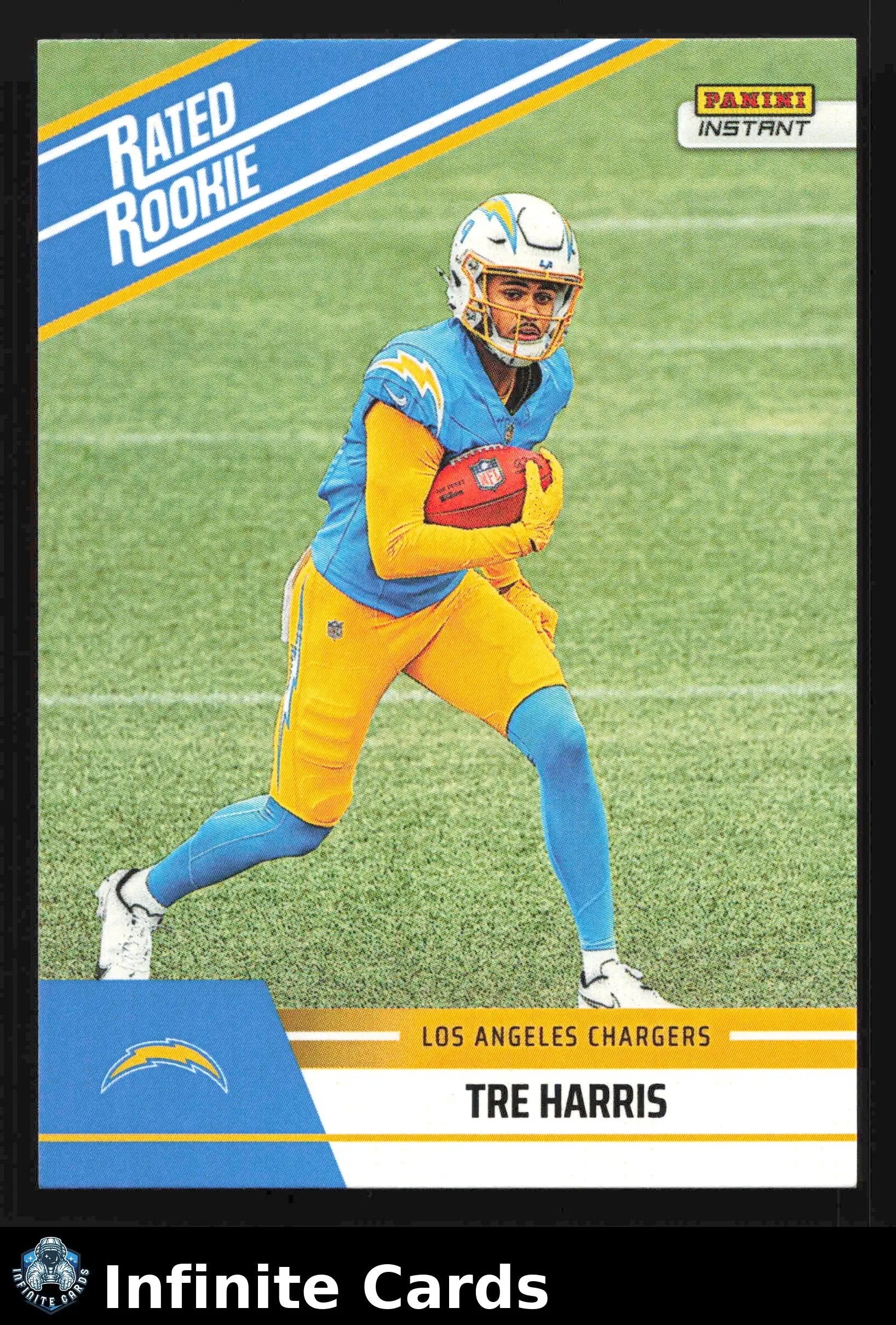 2025 Panini Instant Football TRE HARRIS #RRR-27 Rated Rookie Retro #/279 Charger - Football Card Single