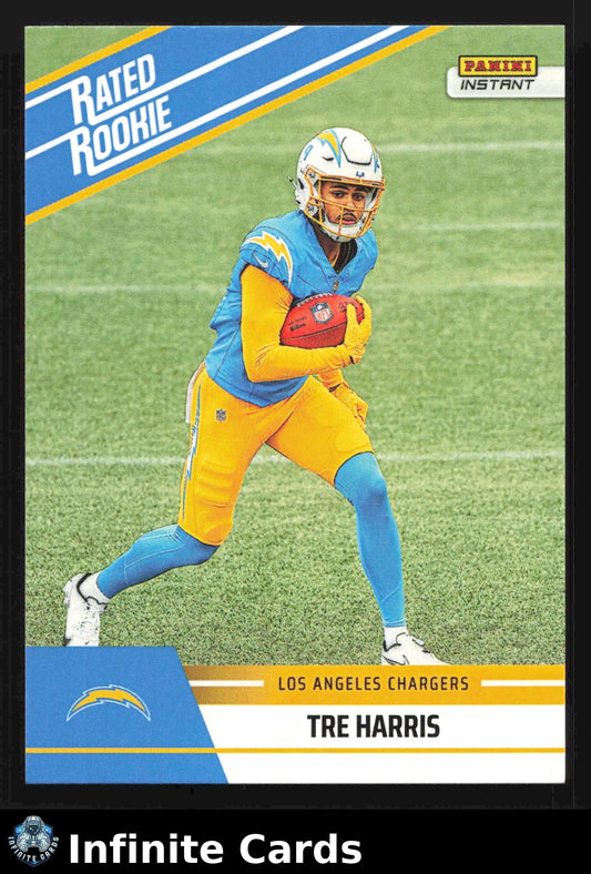 2025 Panini Instant Football TRE HARRIS #RRR-27 Rated Rookie Retro #/279 Charger - Football Card Single