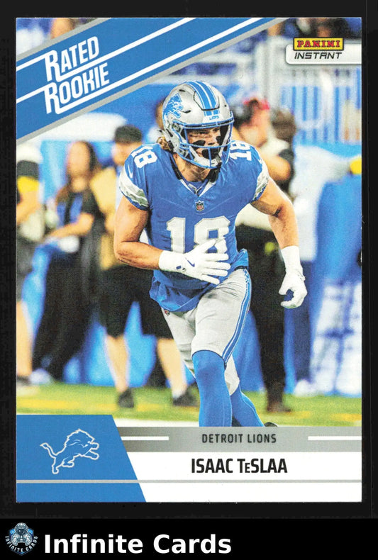 2025 Panini Instant ISAAC TESLAA #RRR-6 Rated Rookie Retro #/279 Lions RC