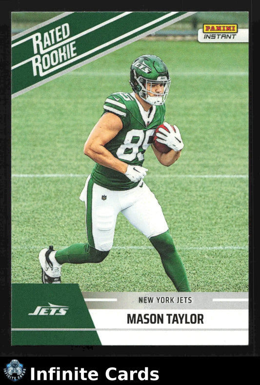 2025 Panini Instant MASON TAYLOR #RRR-14 Rated Rookie Retro New York Jets RC - Football Card Single