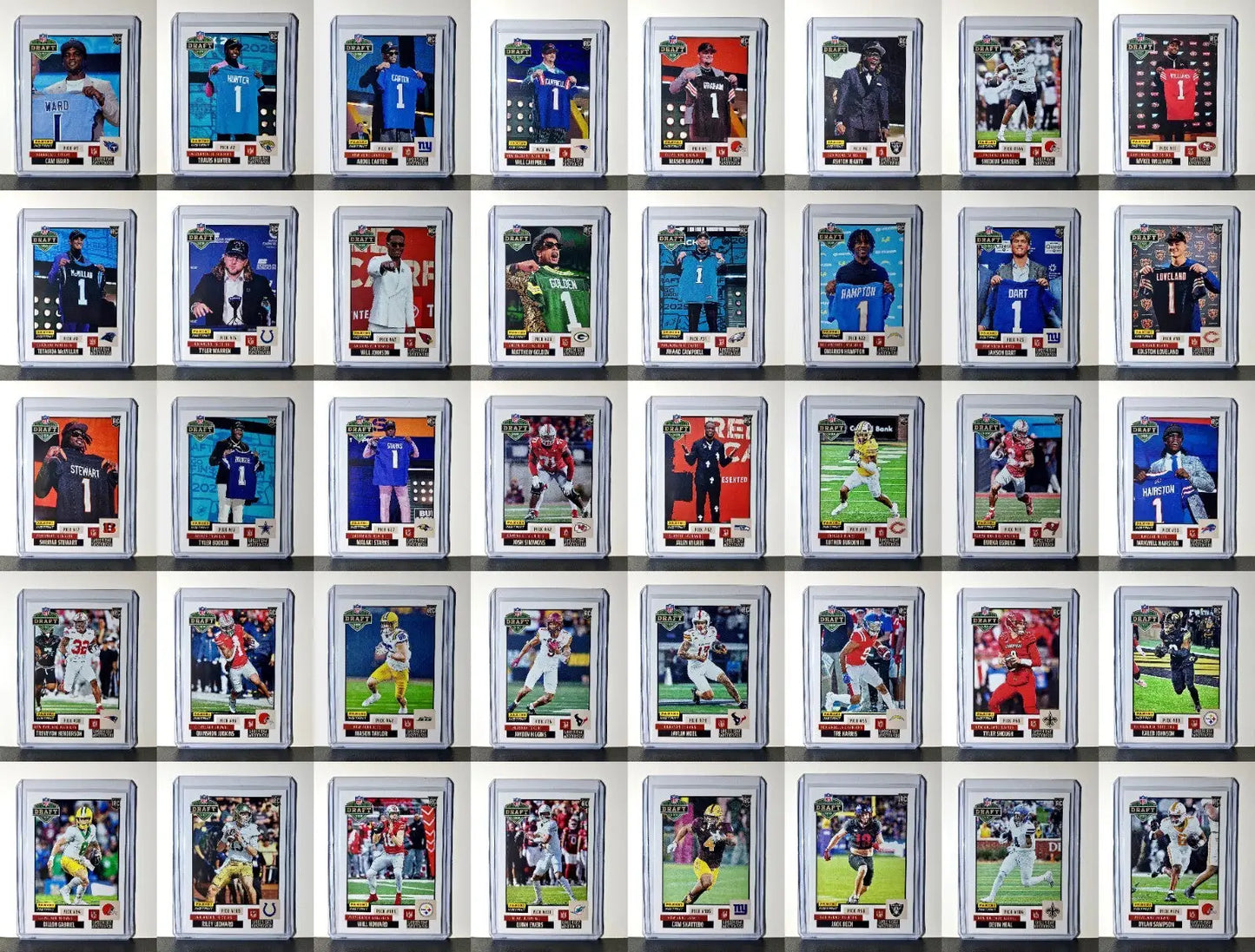 2025 Panini Instant NFL Draft Night Complete 40 Card Football Set - Football Card Single