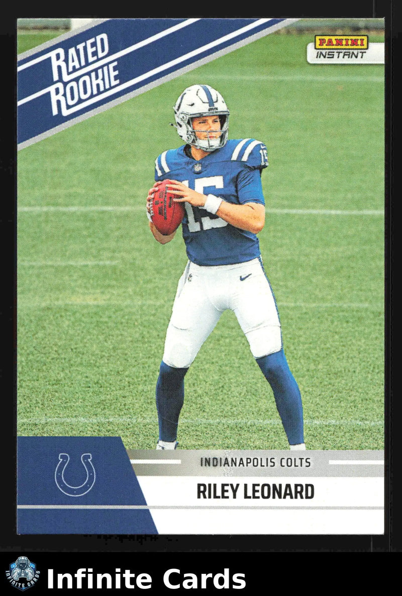 2025 Panini Instant RILEY LEONARD #RRR-20 #/279 Indianapolis Colts RC - Football Card Single
