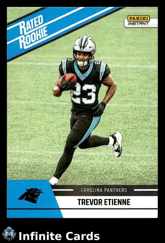 2025 Panini Instant TREVOR ETIENNE #RRR-29 Rated Rookie Retro #/279 Panthers RC - Football Card Single