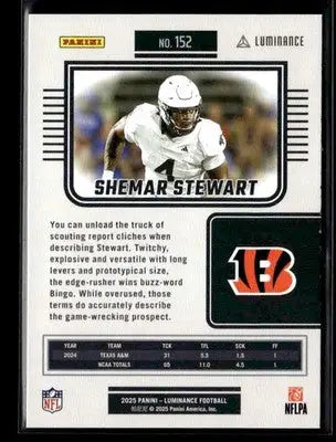 2025 Panini Luminance #152 Shemar Stewart - Football Card Single