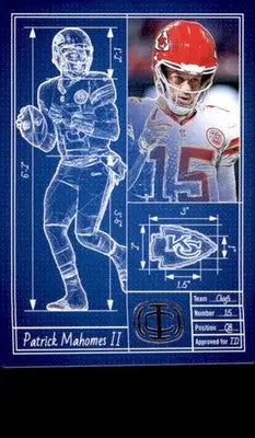 2025 Panini Mahomes Icon Collection - Touchdown Architect Patrick Mahomes #TA-13 - Football Card Single