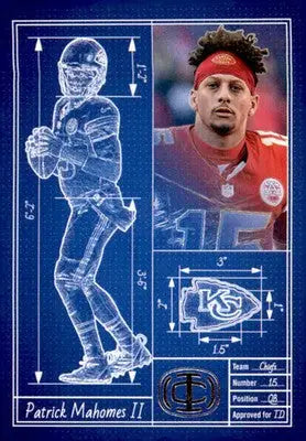 2025 Panini Mahomes Icon Collection Touchdown Architect #TA1 Patrick Mahomes II - Football Card Single