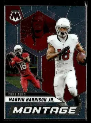 2025 Panini Mosaic #11 Marvin Harrison Jr. Montage - Football Card Single