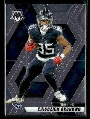 2025 Panini Mosaic #115 Chigoziem Okonkwo - Football Card Single