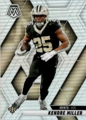 2025 Panini Mosaic #124 Kendre Miller Silver - Football Card Single