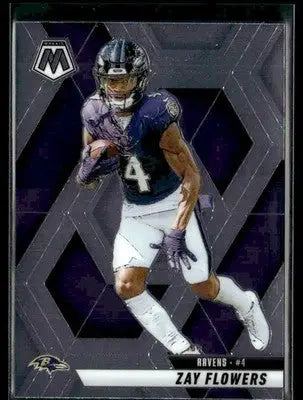 2025 Panini Mosaic #126 Zay Flowers - Football Card Single