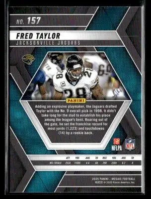 2025 Panini Mosaic #157 Fred Taylor - Football Card Single