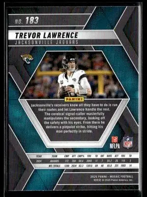 2025 Panini Mosaic #183 Trevor Lawrence - Football Card Single