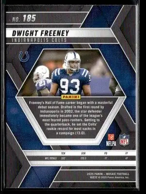 2025 Panini Mosaic #185 Dwight Freeney - Football Card Single