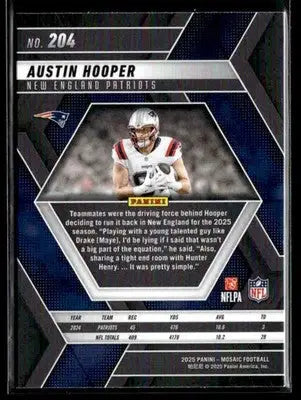 2025 Panini Mosaic #204 Austin Hooper - Football Card Single