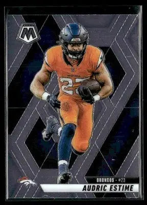 2025 Panini Mosaic #208 Audric Estime - Football Card Single