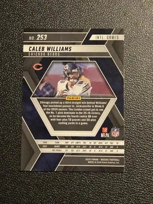 2025 Panini Mosaic #253 Caleb Williams - Football Card Single
