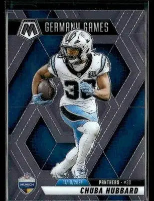 2025 Panini Mosaic #260 Chuba Hubbard - Football Card Single