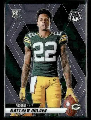 2025 Panini Mosaic #285 Matthew Golden - Football Card Single