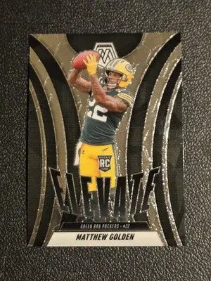2025 Panini Mosaic #3 Matthew Golden Elevate - Football Card Single