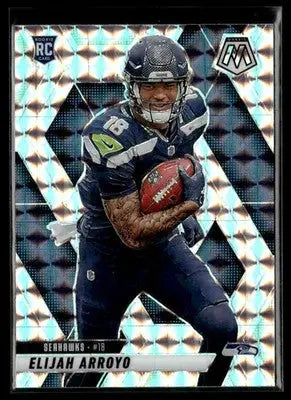 2025 Panini Mosaic #314 Elijah Arroyo Silver Prizm Seattle Seahawks - Football Card Single