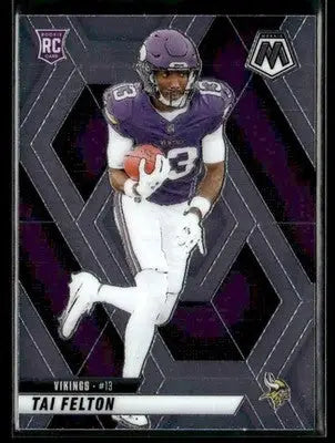 2025 Panini Mosaic #329 Tai Felton RC Minnesota Vikings - Football Card Single