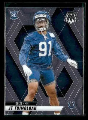 2025 Panini Mosaic #387 JT Tuimoloau RC Indianapolis Colts - Football Card Single