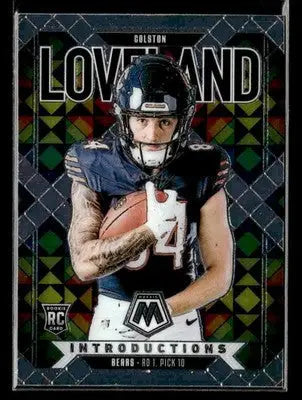 2025 Panini Mosaic #5 Colston Loveland Introductions - Football Card Single