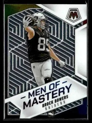2025 Panini Mosaic #6 Brock Bowers Men of Mastery - Football Card Single
