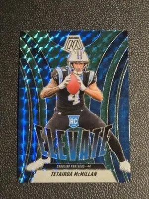 2025 Panini Mosaic #6 Tetairoa McMillan Elevate Mosaic Green - Football Card Single