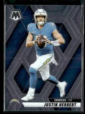 2025 Panini Mosaic #80 Justin Herbert - Football Card Single