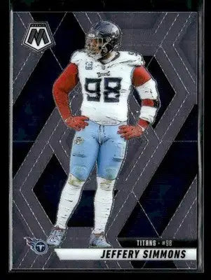 2025 Panini Mosaic #81 Jeffery Simmons - Football Card Single