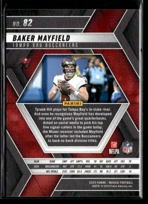 2025 Panini Mosaic #82 Baker Mayfield - Football Card Single