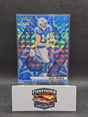 2025 Panini Mosaic - Alec Pierce #76 Reactive Blue Mosaic Prizm - Football Card Single