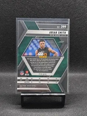 2025 Panini Mosaic Arian Smith Rookie Reactive Purple Prizm #399 - Football Card Single