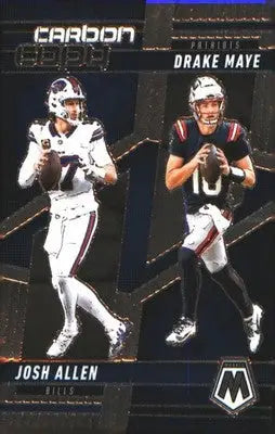 2025 Panini Mosaic Carbon Copy #CCO-14 Drake Maye / Josh Allen - Football Card Single